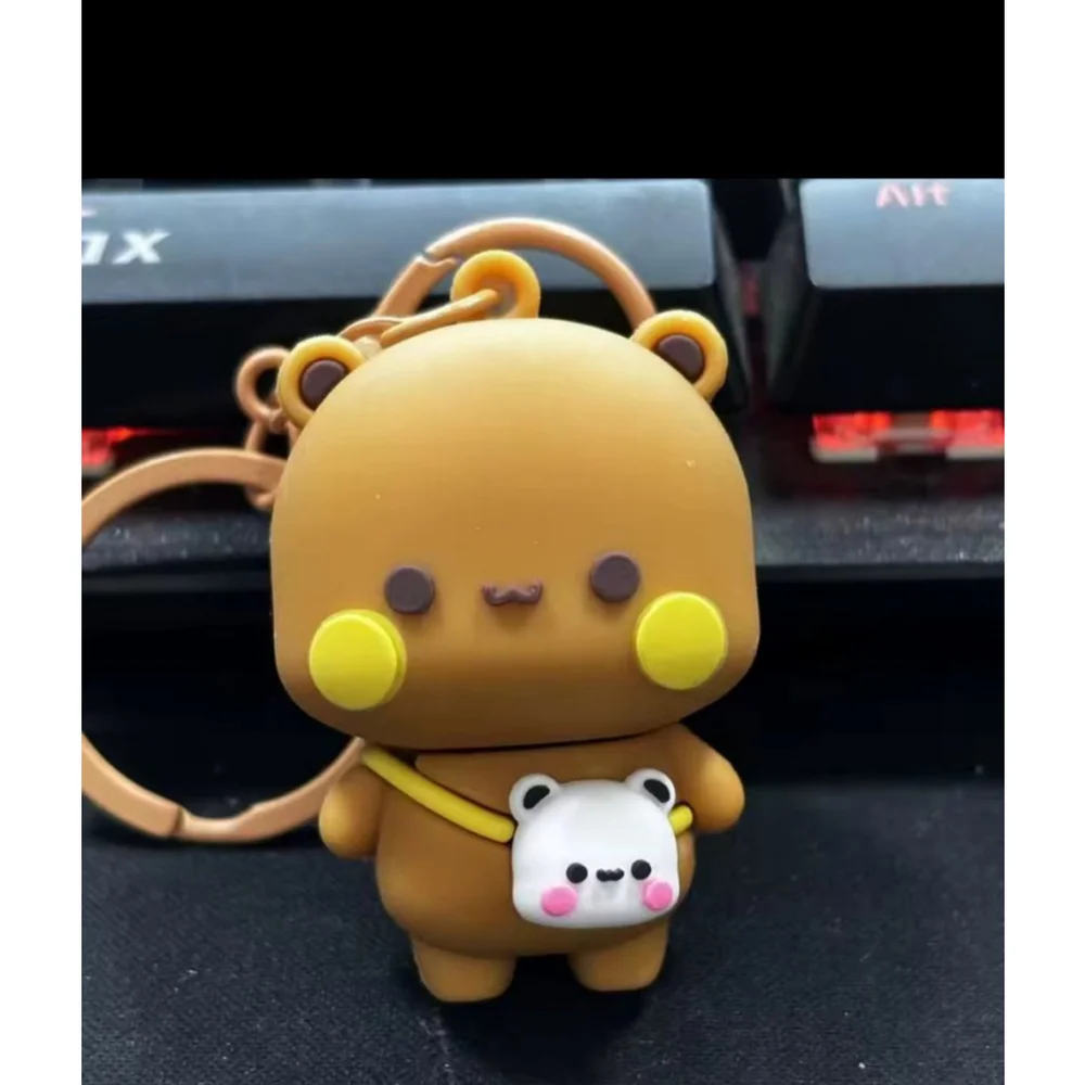 Bubu & Dudu Character Adorable Keychain Purse Backpack Charm Set